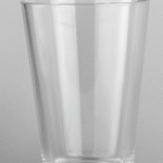 Vase en verre transparent mm