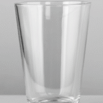 Vase en verre transparent pm