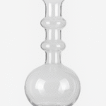 Vase en verre transparent pm