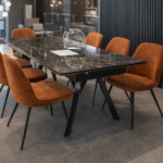 Table à manger extensible noir