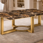 Table à manger en marbre