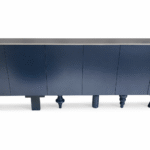 Buffet en céramique bleu