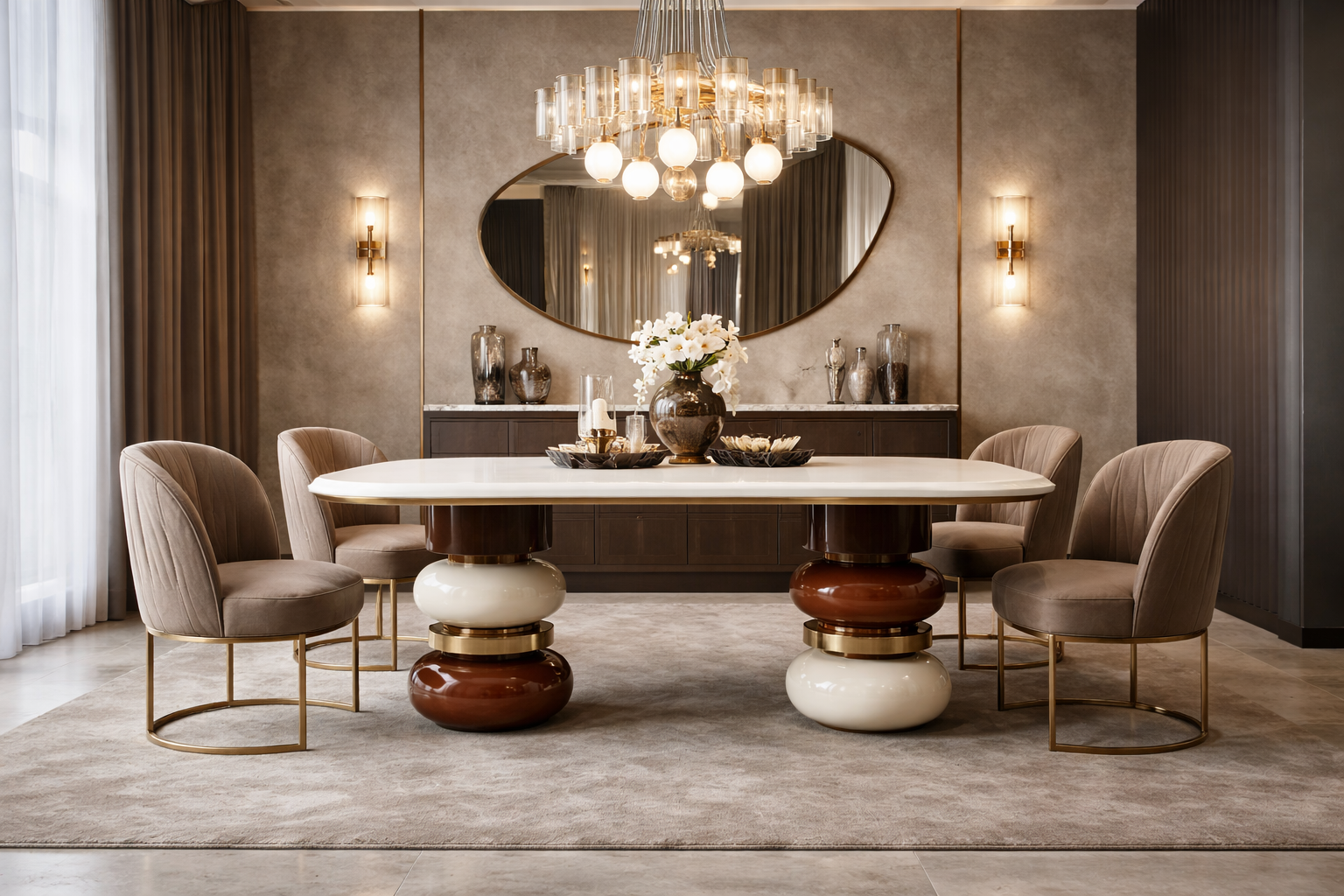 ChatGPT Image 27 déc. 2025, 22_43_32 Table à manger en marbre – Image 1