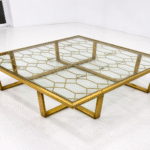 Table basse abeille doré