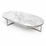 Table basse en céramique ovale