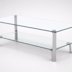 Table basse en verre