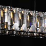 Lustre rectangulaire moderne