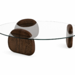 Table basse en verre