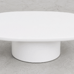 Table de coin blanche