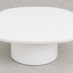 Table de coin blanche