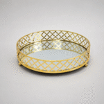 Plateau miroir rond pm