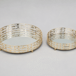 Set de deux plateaux